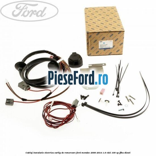 Cablaj instalatie electrica carlig de remorcare Ford Mondeo 2008-2014 1.8 TDCi 100 cp FFBA diesel