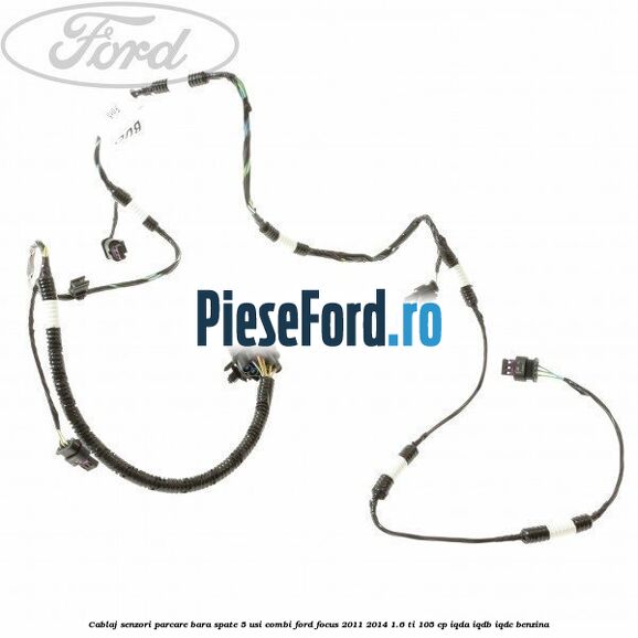 Cablaj senzori parcare, bara spate 5 usi combi Ford Focus 2011-2014 1.6 Ti 105 cp IQDA, IQDB, IQDC benzina