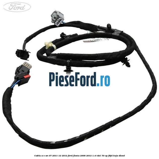 Cablu A/V an 07/2011-12/2012 Ford Fiesta 2008-2012 1.4 TDCi 70 cp Cablu A/V an 07/2011-12/2012 Ford Fiesta 2008-2012 1.4 TDCi 70 cp F6JD, KVJA diesel
