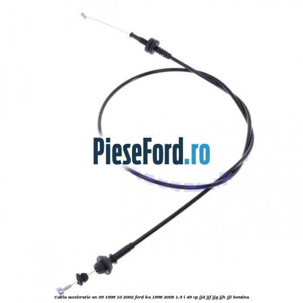 Cablu acceleratie an 09/1996-10/2002 Ford Ka 1996-2008 1.3 i 49 cp JJD, JJF, JJG, JJH, JJL benzina