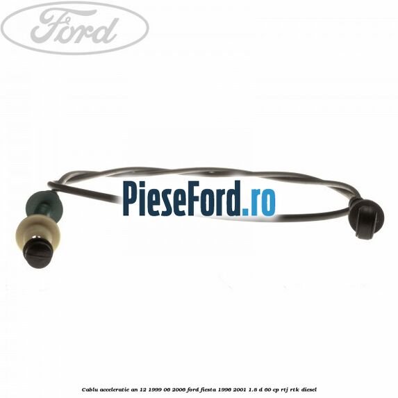 Cablu acceleratie an 12/1999-06/2006 Ford Fiesta 1996-2001 1.8 D 60 cp RTJ, RTK diesel