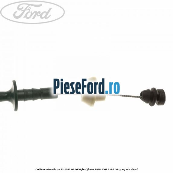 Cablu acceleratie an 12/1999-06/2006 Ford Fiesta 1996-2001 1.8 D 60 cp RTJ, RTK diesel