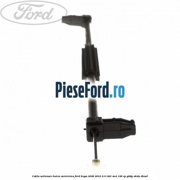 Cablu actionare buton aeroterma Ford Kuga 2008-2012 2.0 TDCi 4x4 136 cp G6DG, UKDA diesel