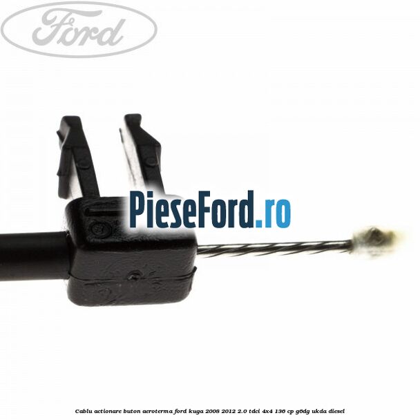 Cablu actionare buton aeroterma Ford Kuga 2008-2012 2.0 TDCi 4x4 136 cp G6DG, UKDA diesel