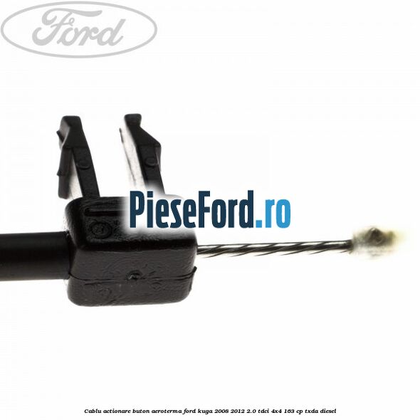 Cablu actionare buton aeroterma Ford Kuga 2008-2012 2.0 TDCI 4x4 163 cp TXDA diesel