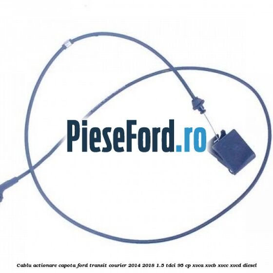 Cablu actionare capota Ford Transit Courier 2014-2018 1.5 TDCi 95 cp