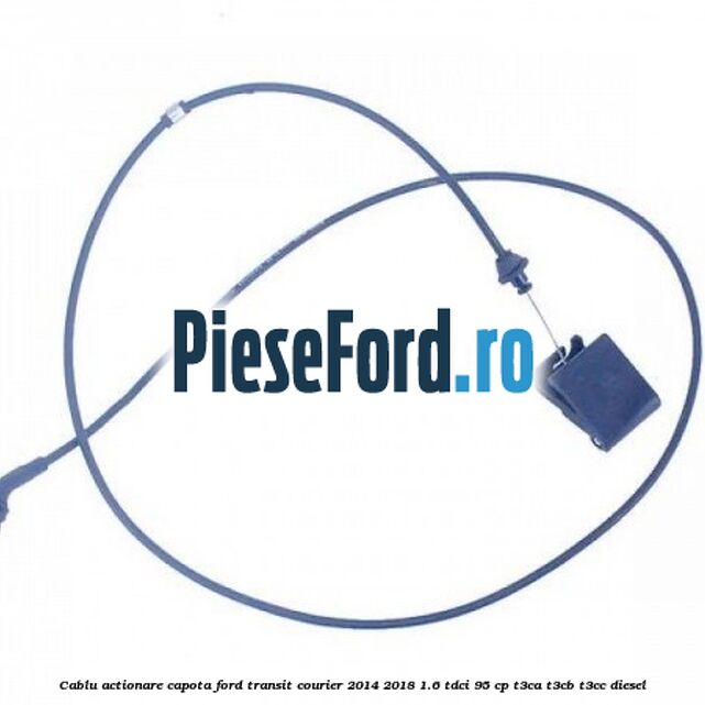 Cablu actionare capota Ford Transit Courier 2014-2018 1.6 TDCi 95 cp