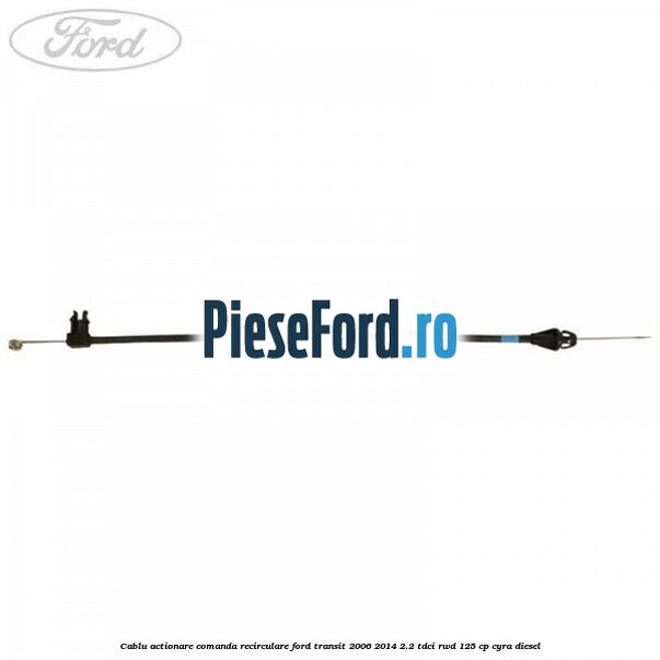 Cablu actionare comanda recirculare Ford Transit 2006-2014 2.2 TDCi RWD 125 cp CYRA diesel