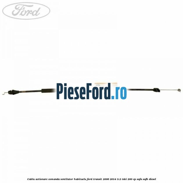 Cablu actionare comanda ventilator habitaclu Ford Transit 2006-2014 3.2 TDCi 200 cp SAFA, SAFB diesel