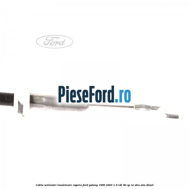 Cablu actionare incuietoare capota Ford Galaxy 1995-2000 1.9 TDI 90 cp 1Z, AHU, ANU diesel
