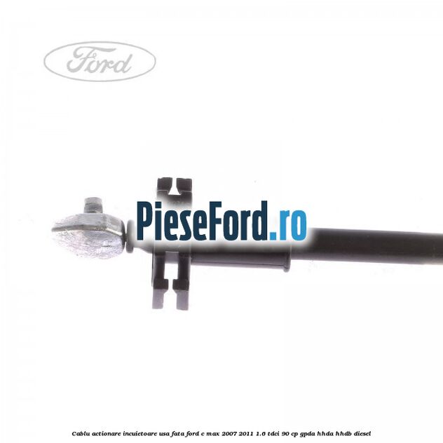 Cablu actionare incuietoare usa fata Ford C-Max 2007-2011 1.6 TDCi 90 cp GPDA, HHDA, HHDB diesel