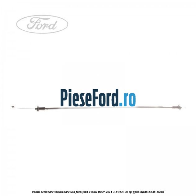 Cablu actionare incuietoare usa fata Ford C-Max 2007-2011 1.6 TDCi 90 cp GPDA, HHDA, HHDB diesel
