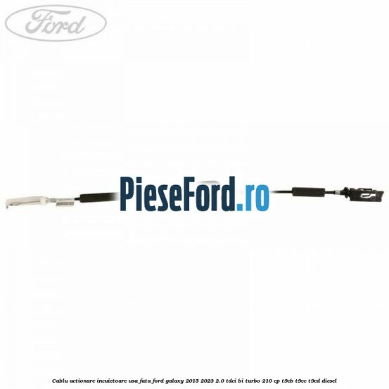 Cablu actionare incuietoare usa fata Ford Galaxy 2015-2023 2.0 TDCi BI-Turbo 210 cp T9CB, T9CC, T9CD diesel