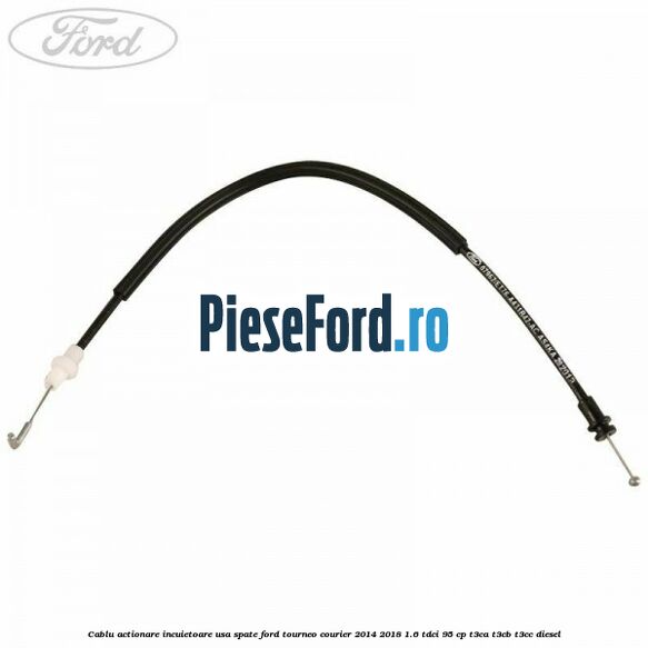 Cablu actionare incuietoare usa spate Ford Tourneo Courier 2014-2018 1.6 TDCi 95 cp T3CA, T3CB, T3CC diesel