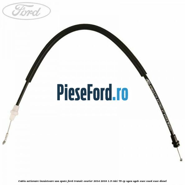 Cablu actionare incuietoare usa spate Ford Transit Courier 2014-2018 1.5 TDCi 75 cp UGCA, UGCB, XUCC, XUCD, XUCE diesel