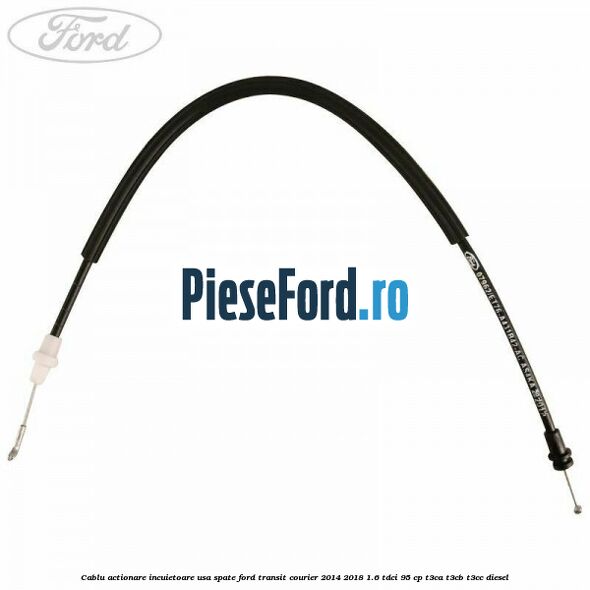 Cablu actionare incuietoare usa spate Ford Transit Courier 2014-2018 1.6 TDCi 95 cp T3CA, T3CB, T3CC diesel