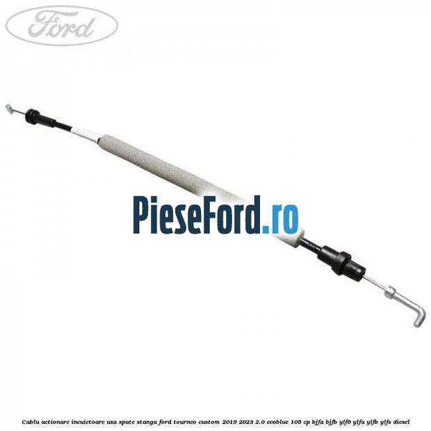 Cablu actionare incuietoare usa spate stanga Ford Tourneo Custom 2019-2023 2.0 EcoBlue 105 cp BJFA, BJFB, YLF6, YLFA, YLFB, YLFS diesel