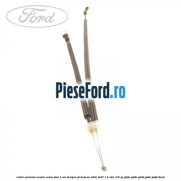 Cablu actionare maner scaun fata 3 usi dreapta Ford Focus 2004-2007 1.6 TDCi 109 cp G8DA, G8DB, G8DD, G8DE, G8DF diesel
