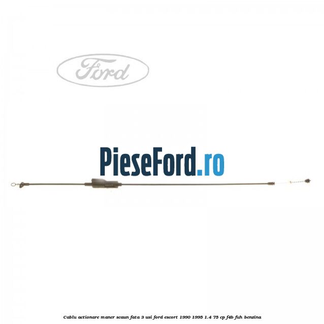 Cablu actionare maner scaun fata 3 usi Ford Escort 1990-1995 1.4 75 cp F4B, FUH benzina