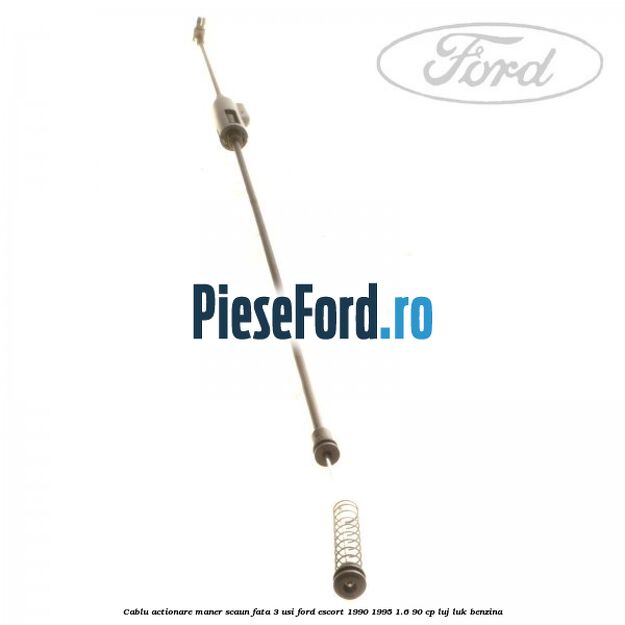 Cablu actionare maner scaun fata 3 usi Ford Escort 1990-1995 1.6 90 cp Cablu actionare maner scaun fata 3 usi Ford Escort 1990-1995 1.6 90 cp LUJ, LUK benzina