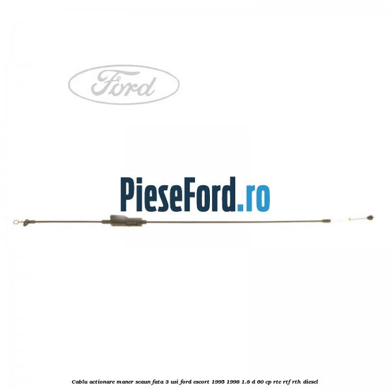 Cablu actionare maner scaun fata 3 usi Ford Escort 1995-1998 1.8 D 60 cp RTE, RTF, RTH diesel