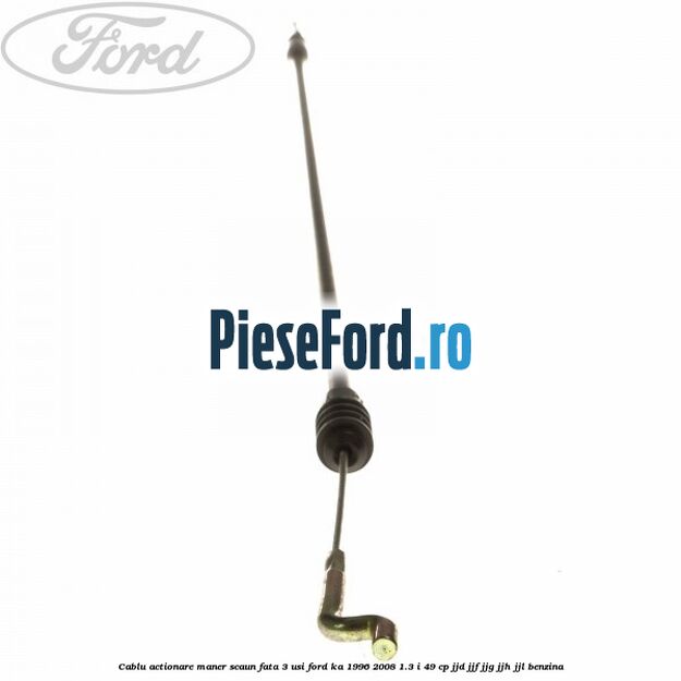 Cablu actionare maner scaun fata 3 usi Ford Ka 1996-2008 1.3 i 49 cp JJD, JJF, JJG, JJH, JJL benzina