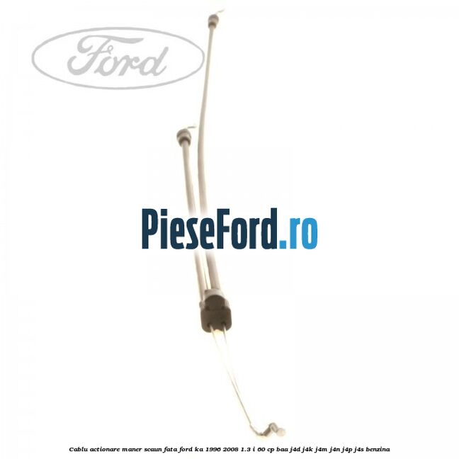 Cablu actionare maner scaun fata Ford Ka 1996-2008 1.3 i 60 cp Cablu actionare maner scaun fata Ford Ka 1996-2008 1.3 i 60 cp BAA, J4D, J4K, J4M, J4N, J4P, J4S benzina