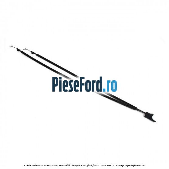 Cablu actionare maner scaun rabatabil dreapta 3 usi Ford Fiesta 2002-2005 1.3 69 cp Cablu actionare maner scaun rabatabil dreapta 3 usi Ford Fiesta 2002-2005 1.3 69 cp A9JA, A9JB benzina