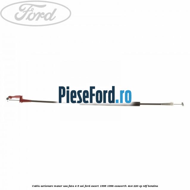 Cablu actionare maner usa fata 4/5 usi Ford Escort 1995-1998 Cosworth 4x4 220 cp N5F benzina