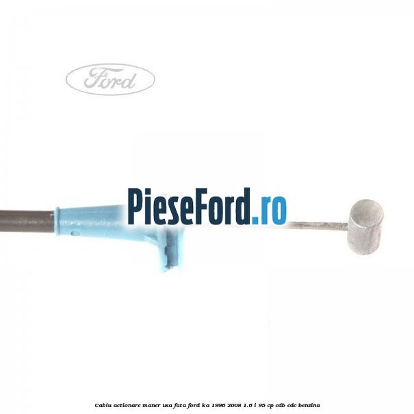 Cablu actionare maner usa fata Ford Ka 1996-2008 1.6 i 95 cp CDB, CDC benzina