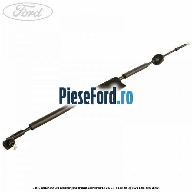 Cablu actionare usa rezervor Ford Transit Courier 2014-2018 1.6 TDCi 95 cp T3CA, T3CB, T3CC diesel