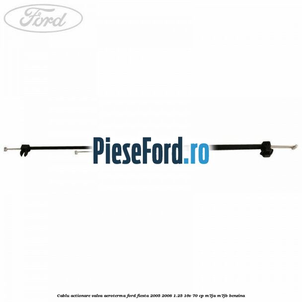 Cablu actionare valva aeroterma Ford Fiesta 2005-2008 1.25 16V 70 cp Cablu actionare valva aeroterma Ford Fiesta 2005-2008 1.25 16V 70 cp M7JA, M7JB benzina
