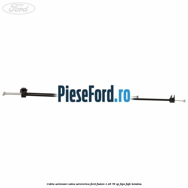 Cablu actionare valva aeroterma Ford Fusion 1.25 75 cp FUJA, FUJB benzina