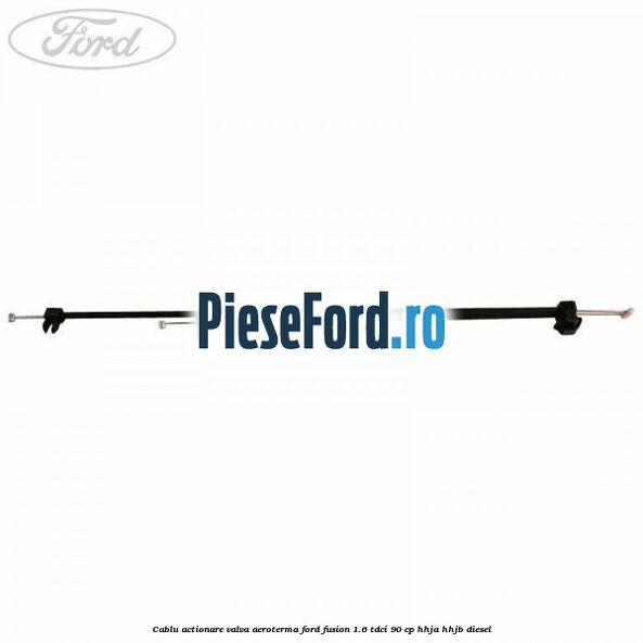 Cablu actionare valva aeroterma Ford Fusion 1.6 TDCi 90 cp HHJA, HHJB diesel