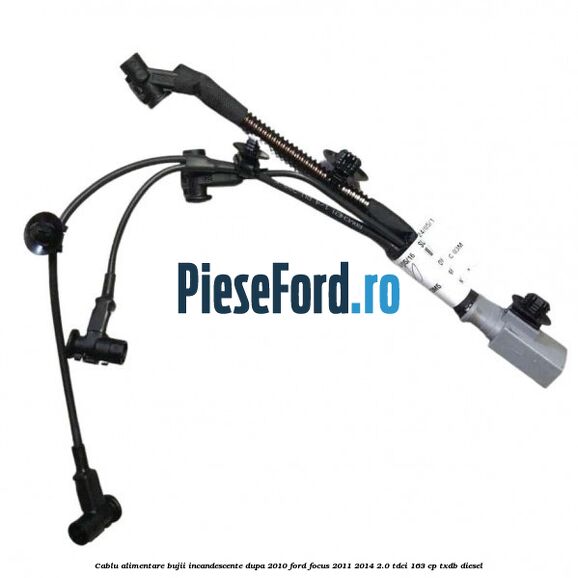 Cablu alimentare bujii incandescente dupa 2010 Ford Focus 2011-2014 2.0 TDCi 163 cp TXDB diesel