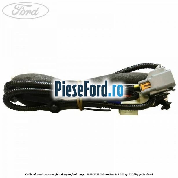 Cablu alimentare scaun fata dreapta Ford Ranger 2019-2022 2.0 EcoBlue 4x4 213 cp T20DD0J, YN2X diesel