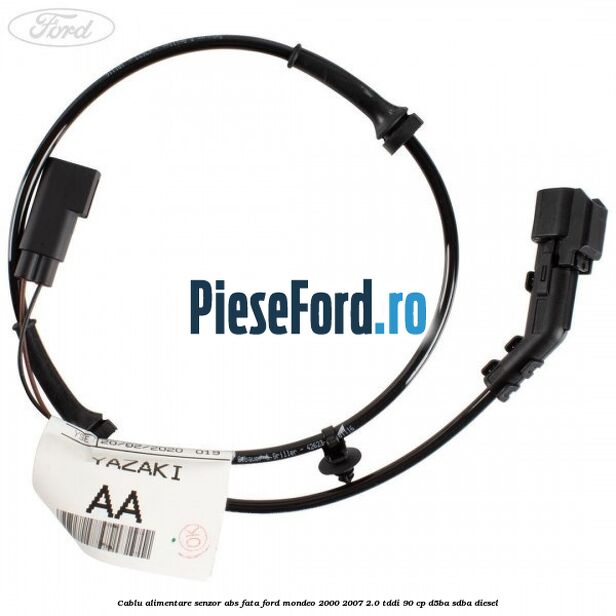 Cablu alimentare senzor abs fata Ford Mondeo 2000-2007 2.0 TDDI 90 cp D5BA, SDBA diesel