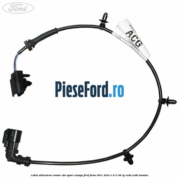Cablu alimentare senzor abs spate stanga Ford Focus 2011-2014 1.6 Ti 85 cp XTDA, XTDB benzina