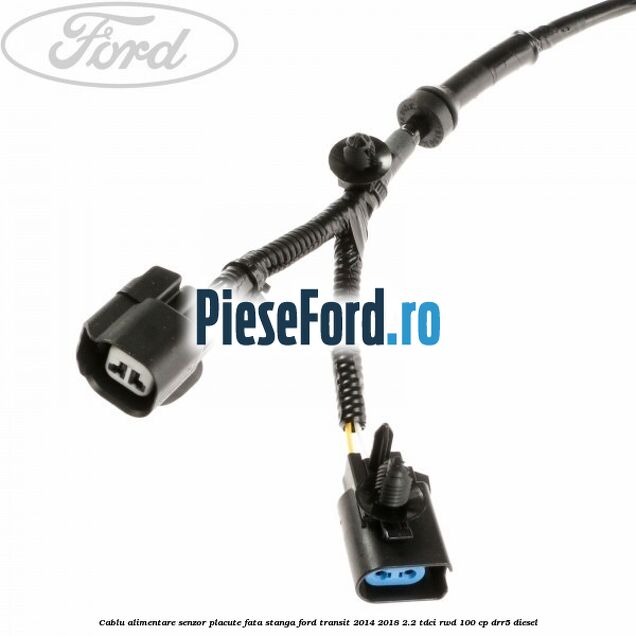Cablu alimentare senzor placute fata stanga Ford Transit 2014-2018 2.2 TDCi RWD 100 cp Cablu alimentare senzor placute fata stanga Ford Transit 2014-2018 2.2 TDCi RWD 100 cp DRR5 diesel