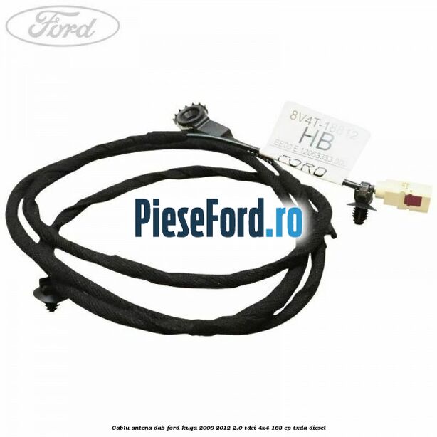 Cablu antena DAB Ford Kuga 2008-2012 2.0 TDCI 4x4 163 cp TXDA diesel
