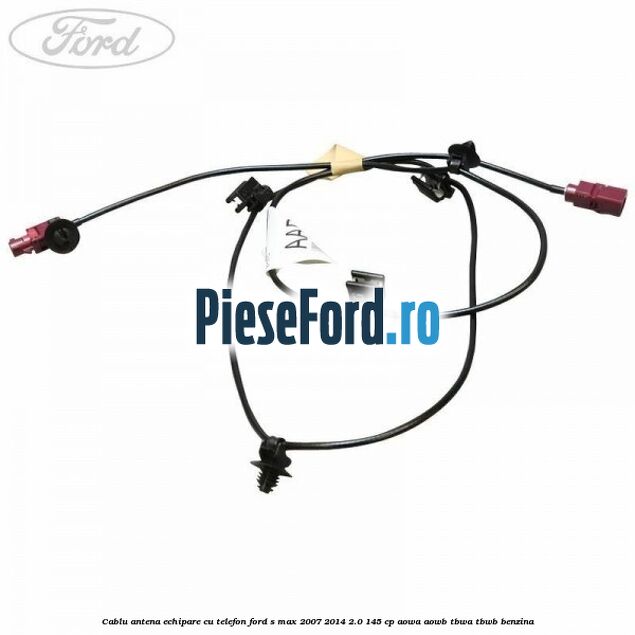 Cablu antena echipare cu telefon Ford S-Max 2007-2014 2.0 145 cp AOWA, AOWB, TBWA, TBWB benzina