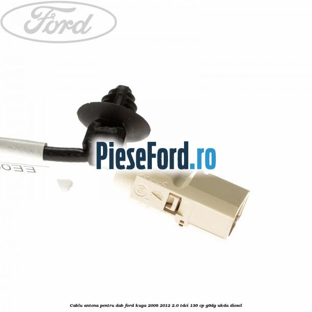 Cablu antena pentru DAB Ford Kuga 2008-2012 2.0 TDCi 136 cp G6DG, UKDA diesel