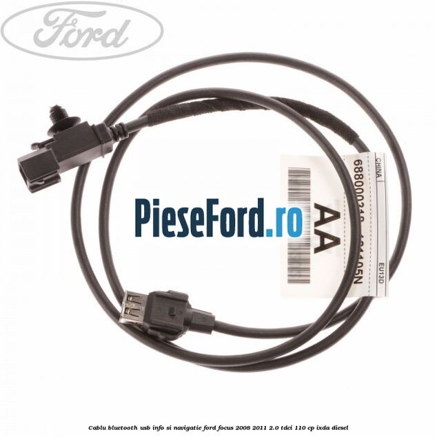 Cablu Bluetooth USB info si navigatie Ford Focus 2008-2011 2.0 TDCi 110 cp IXDA diesel