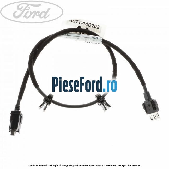 Cablu Bluetooth USB info si navigatie Ford Mondeo 2008-2014 2.0 EcoBoost 203 cp TNBA benzina