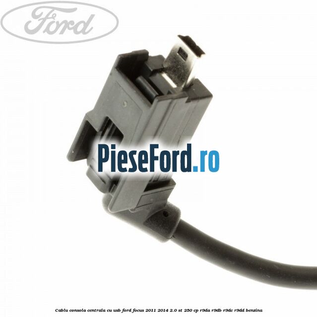Cablu consola centrala cu usb Ford Focus 2011-2014 2.0 ST 250 cp R9DA, R9DB, R9DC, R9DD benzina