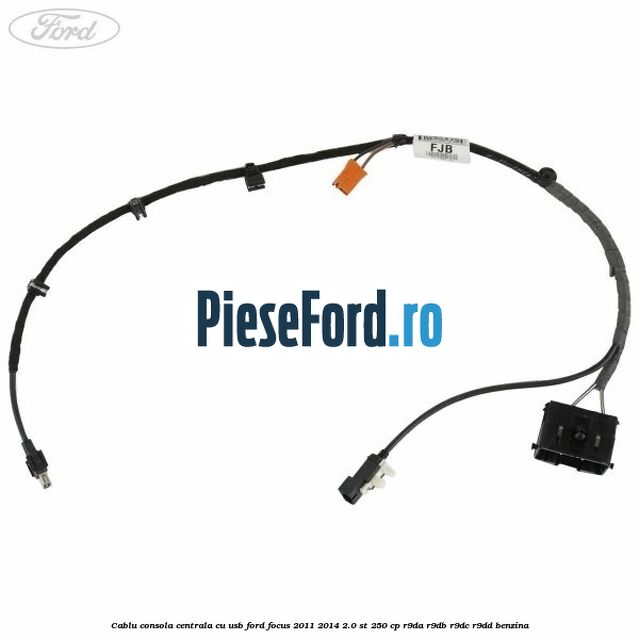 Cablu consola centrala cu usb Ford Focus 2011-2014 2.0 ST 250 cp R9DA, R9DB, R9DC, R9DD benzina
