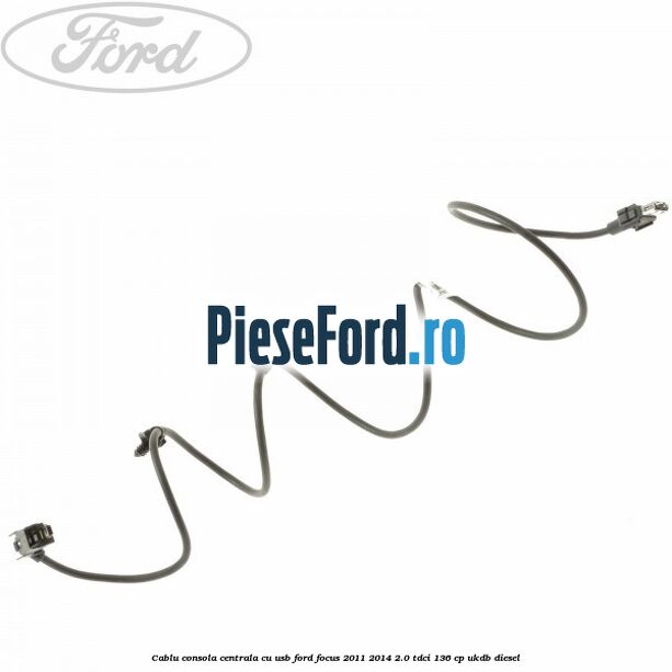 Cablu consola centrala cu usb Ford Focus 2011-2014 2.0 TDCi 136 cp UKDB diesel