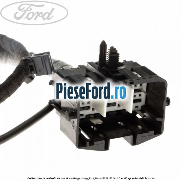 Cablu consola centrala cu usb si media gateway Ford Focus 2011-2014 1.6 Ti 85 cp XTDA, XTDB benzina