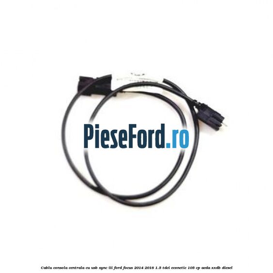 Cablu consola centrala cu usb sync III Ford Focus 2014-2018 1.5 TDCi ECOnetic 105 cp AEDA, XXDB diesel