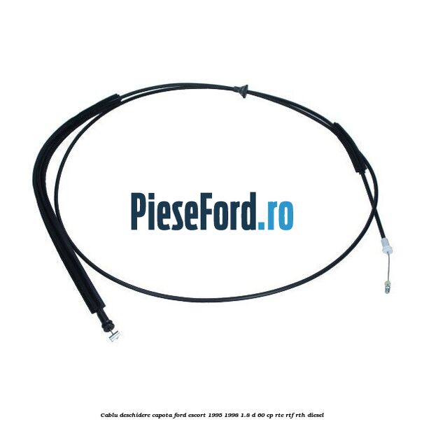 Cablu deschidere capota Ford Escort 1995-1998 1.8 D 60 cp RTE, RTF, RTH diesel